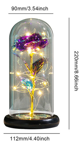 Lámpara Flores Rosas Artificiales, Regalo Para Mamá Y Novia