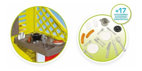 Casa Infantil Con Cocina Y Accesorios By Smoby Sellada (Usado)