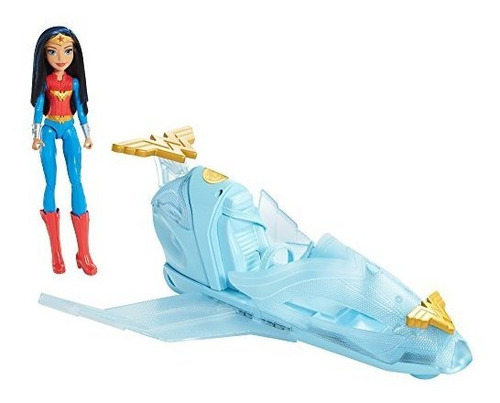 Dc Super Hero Girls Wonder Woman Doll Y Invisible Jet