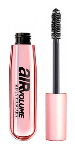 Máscara De Pestañas L'oréal Paris Air Volume Mega Color Negro Waterproof