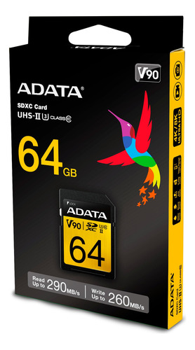 Tarjeta De Memoria Micro Sd Adata 64gb V90 Premier Full Hd