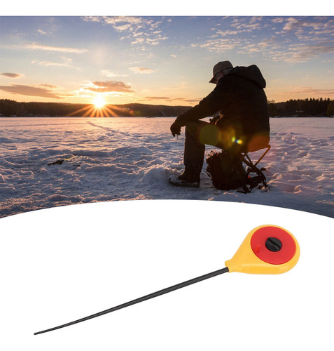 Juego Puntas De Caña De Pescar En Hielo Abs De 5 Piezas Rojo