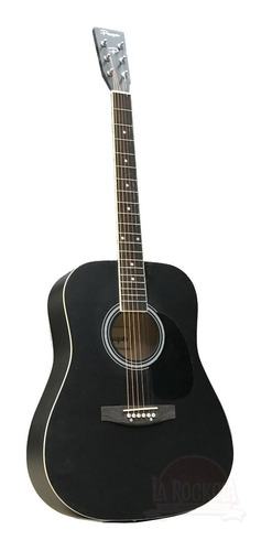 Guitarra Acustica Parquer Ga 105 Bk Caja Grande