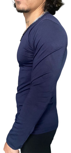 Camiseta Remera Termica Frizada Hombre Mangas Largas
