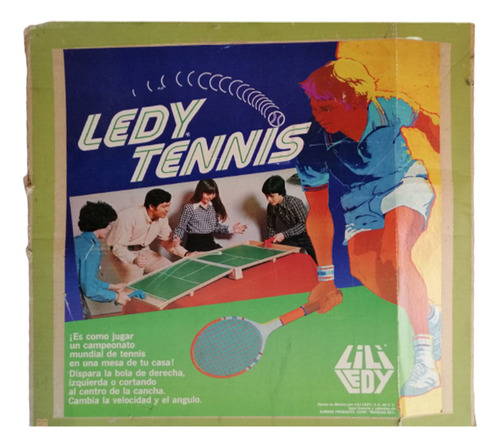 Juego De Mesa Ledy Tennis De Lili Ledy 1975 (completo)