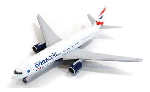 Avion Boeing 777-200er British Oneworld Flaps Escala 1:400