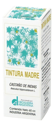 Tintura Madre Castaño De Indias X 60 Cc Drogueria Argentina