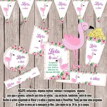 Comprar Kit Imprimible Editable Cumpleaños Flamenco