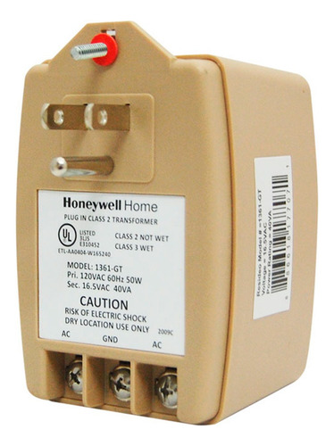 Transformador Honeywell De 16.5vca 40va 1361gt