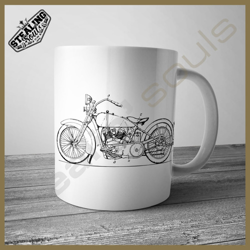 Taza - Cafe Racer / Chopper / Scooter #309