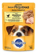 Comprar Alimento Pedigree En Salsa para perros adulto de raza pequeña sabor pollo en salsa de 100 g