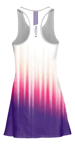 Imagem 6 de 6 de Vestido Beach Tennis C/ Shorts Brando Degrade Beachwear