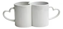 Comprar Tazas 11 Onz Para Sublimación Con Asa De Corazon Para Pareja