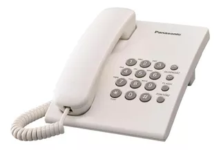 Teléfono fijo Panasonic KX-TS500 blanco