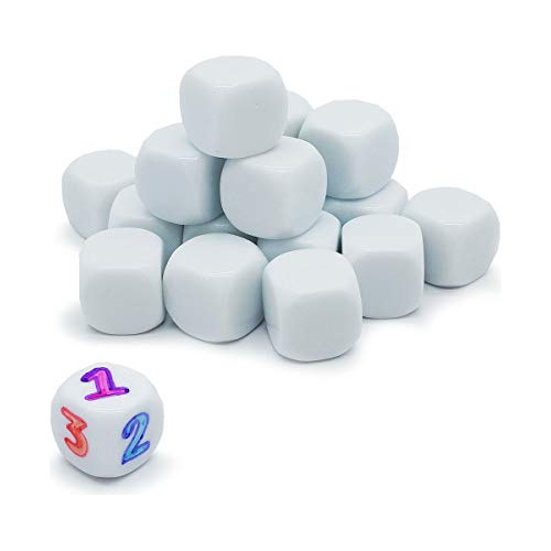 20mm Cudos Blancos Blancos Para Los Juegos De Mesa, Enseñanz