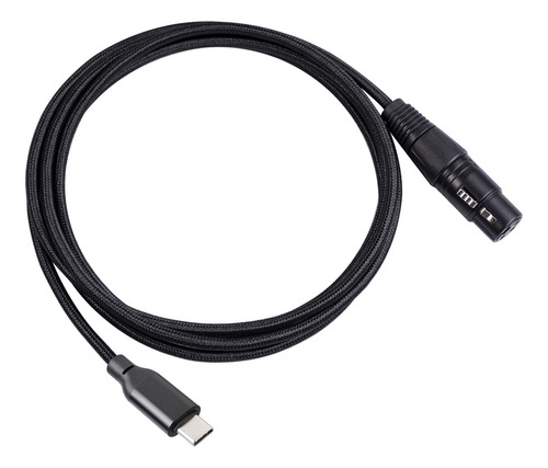 Adaptador Usb C A Xlr C Macho A Micrófono Xlr Hembra De 3 Pi