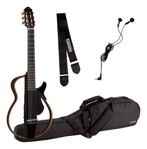 Violão Yamaha Silent Nylon Vazado Elétrico Slg200n