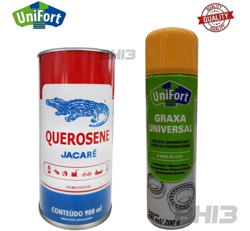 Unifort Graxa Universal Lítio Jacaré Querosene Spray