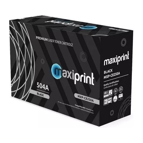 Toner Maxiprint Compatible Hp 504a/ce250a/ce400a 