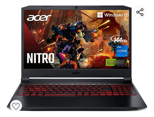 Laptop Acer Nitro 5 Core I7-11800h 12gb Ram 1tb Rtx  3050 Ti