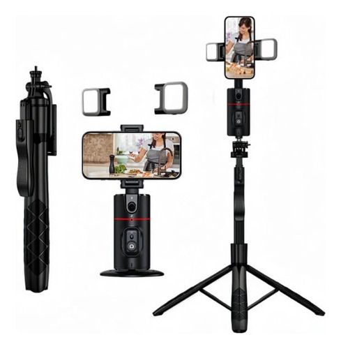 Trípode Sakerplus Con Seguimiento Facial Automático Y Contro Color
