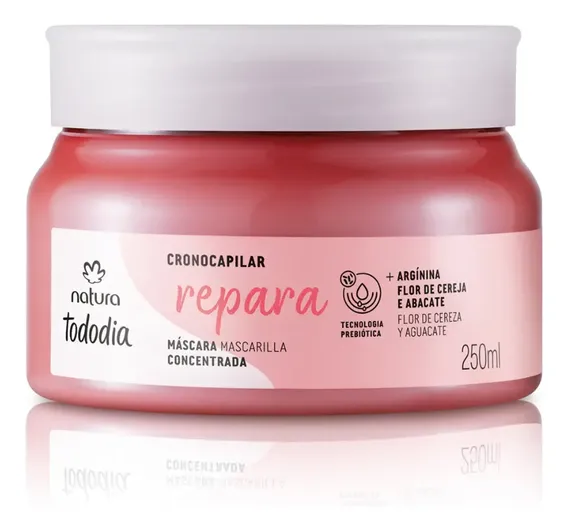 Máscara Natura Tododia Flor De Cereja E Abacate Repara 250ml
