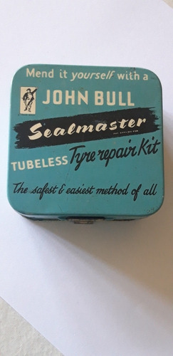 Caja Vintage Repuestos  Reparacion Pinchazos John Bull Moto
