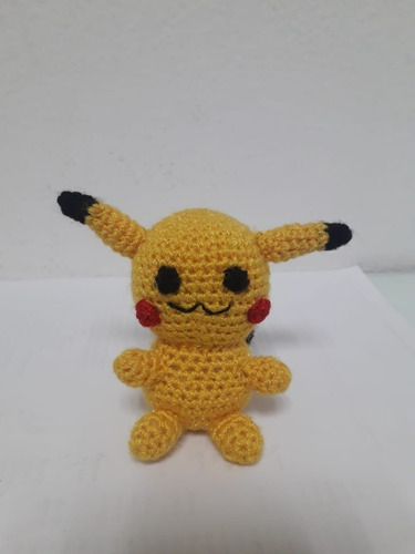 Pikachu Mini Bordado A Mano