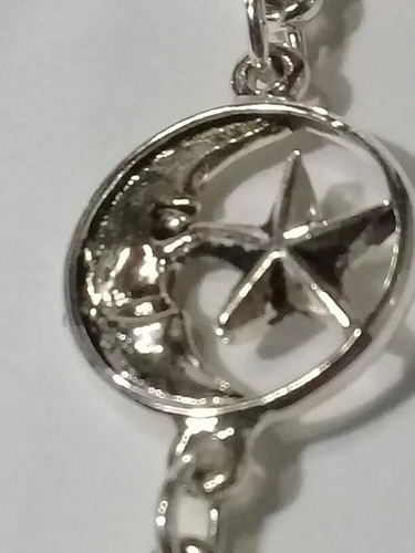 136 Se Vende Pulsera De Luna Y Estrella Hechas En Alpaca X 2