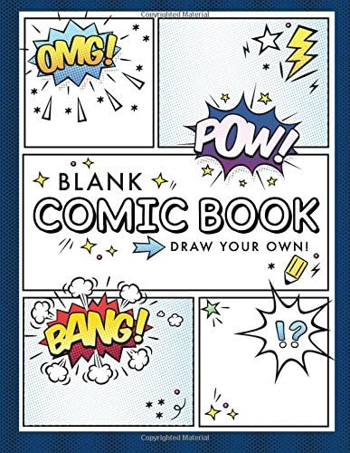 Libro: Blank Comic Book (draw Your Own Comics): A Large Note