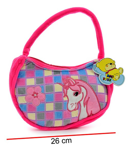 Cartera Unicornio De Peluche  Divina Carterita Funny Land !