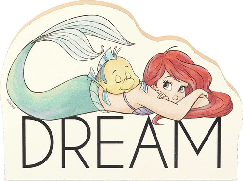 Disney Princess The   Mermaid  And Flounder Dream Shelf...