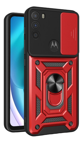 Funda Para Moto G71 5g Tapa Deslizante + Cristal Templado 9d