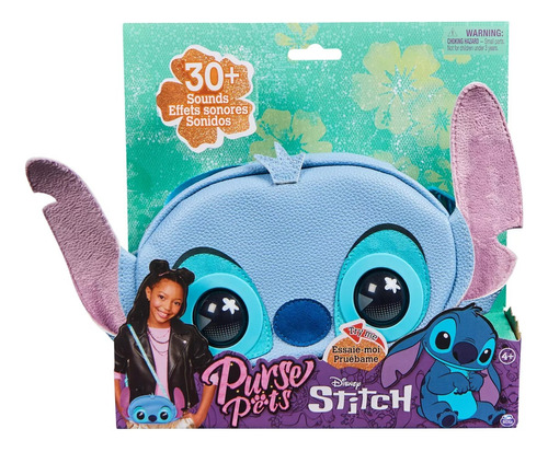 Purse Pets Cartera Interactiva Stitch Disney Sonido Premium