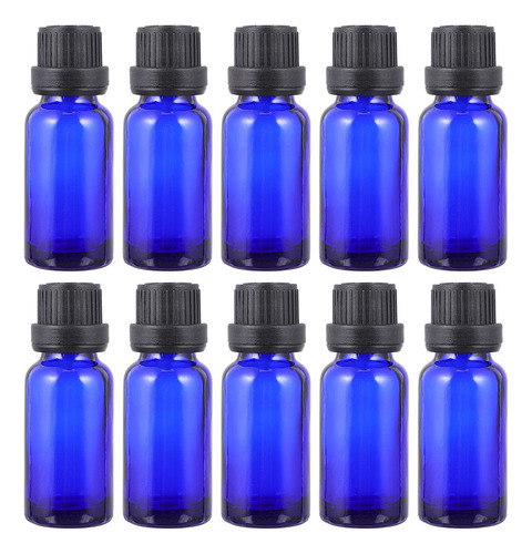 Frasco Vacío De Aceite Esencial Azul Para Perfume De Viaje,