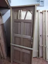 Puerta Exterior En Madera De Cedro Modelo Zig Zag