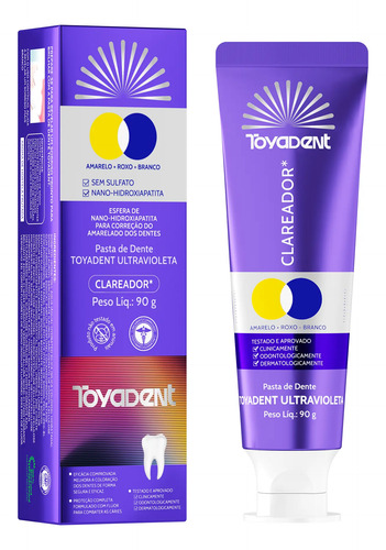 Creme Dental Clareadora Com Fluor Correção 90g