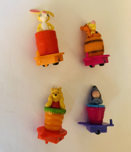 Colección Mini Figuras Tren Winnie Pooh 5pz. Grezon Huevo S. (Usado)