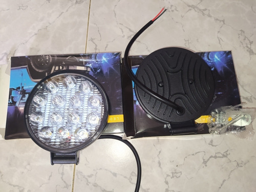 Imagen 2 de 3 de Faros Led Redondos Antinieblas