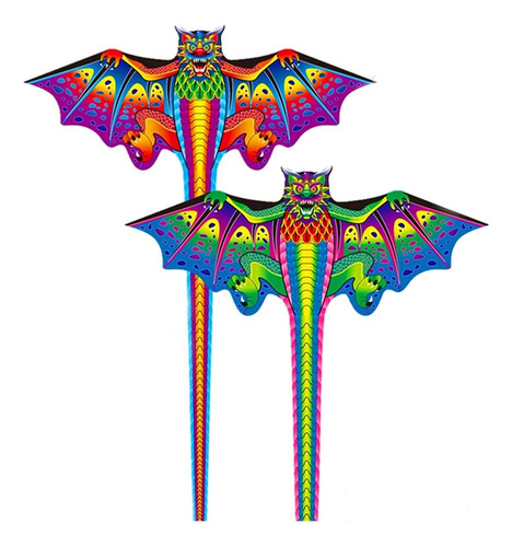 Nuevo Pterodáctilo Cometa 160 Cm Rojo/verde Cometa Dragón De