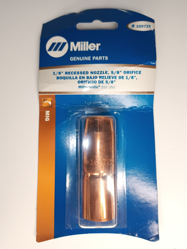 Miller 169725 Boquilla 1/2  Flush Para M-25, M-40