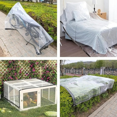 Cobertores Lona Transparente Espesamiento Impermeable 12m2