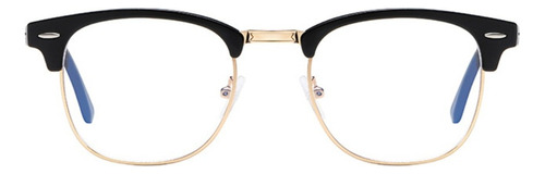Lente Graduados Personalizados Hi Index Antireflejante Negro Mate Aro Dorado