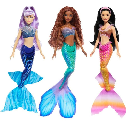 Muñeca Disney The Little Mermaid La Sirenita Ariel & Sisters
