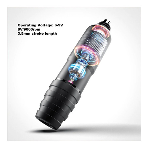 Imagen 4 de 9 de Kit De Tatuaje Pen Dragonhawk M4 + Accesorios Profesional