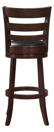 Lexicon Eschete Ladder Back Swivel Bar Stool 30 Sh Dark