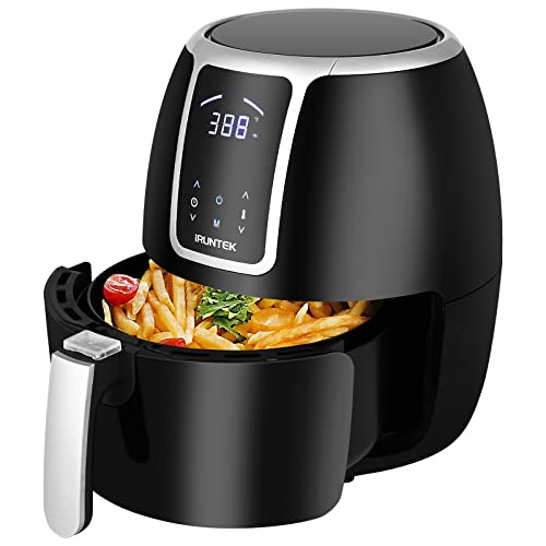 Iruntek Small 7-in-1 Air Fryer, 1400w 4 Cortador De Ydjlm