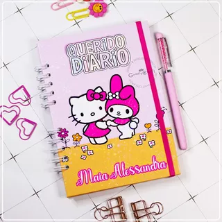 Diario Secreto Hello Kitty Y My Melody - Personalizada