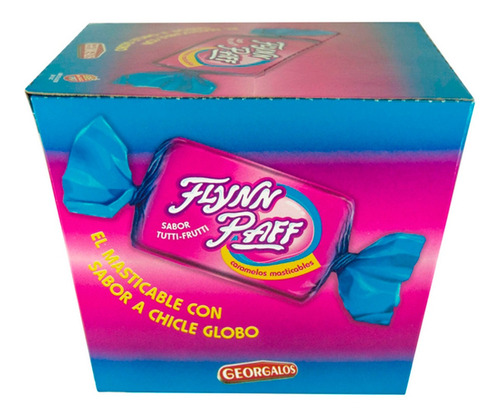 Imagen 2 de 7 de Caramelos Flynn Paff Tutti Frutti Caja X 70 Unidades
