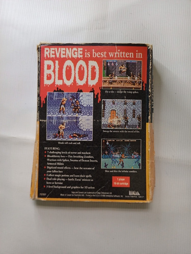 Sega Genesis Sword Of Sodan (Usado)